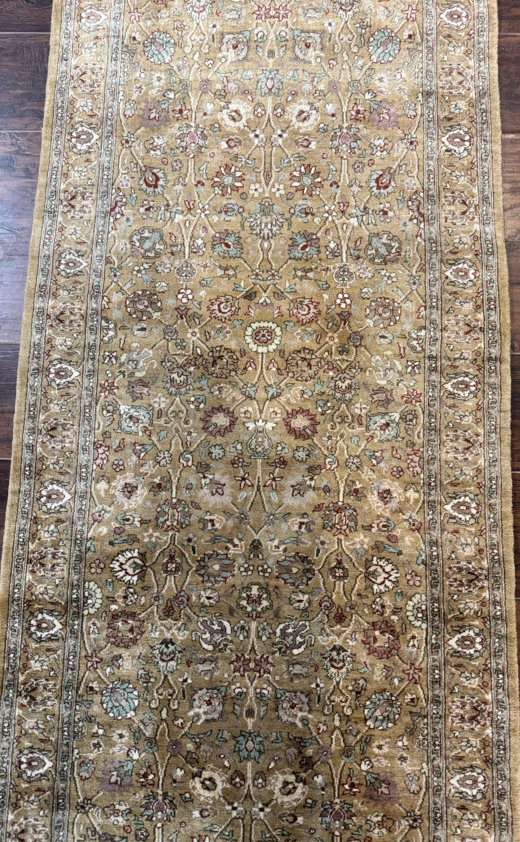 Persian Runner Rug 3x8, Traditional Wool Runner Rug for Hallway or Kitchen, Pak Persian Rug, Fine 225 KPSI