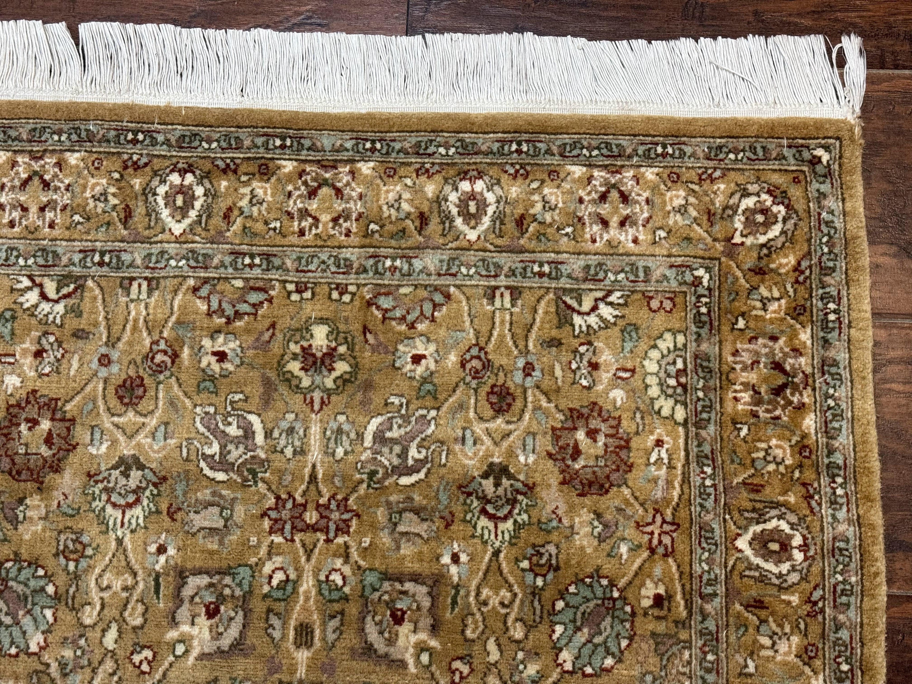 Persian Runner Rug 3x8, Traditional Wool Runner Rug for Hallway or Kitchen, Pak Persian Rug, Fine 225 KPSI