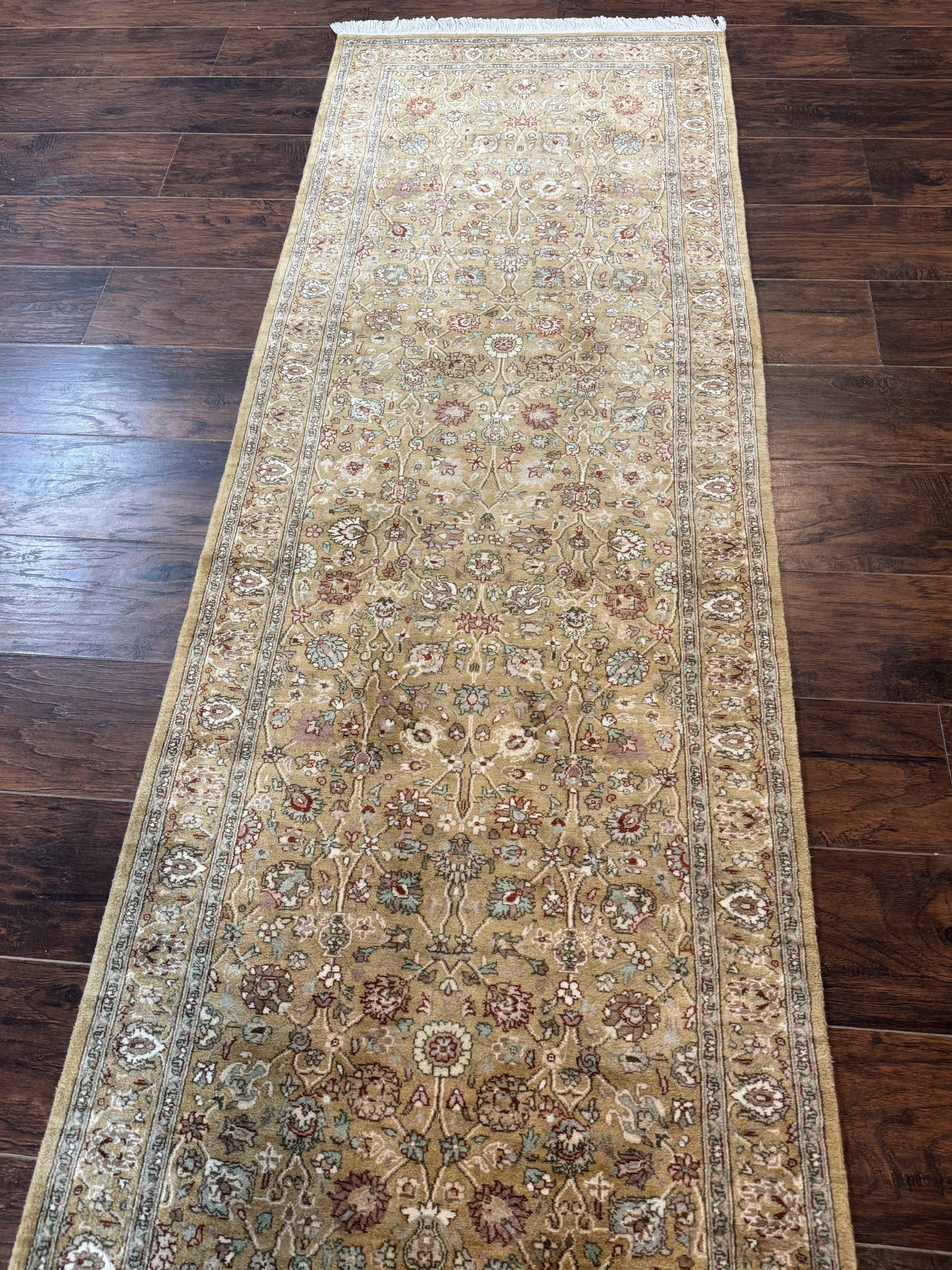 Persian Runner Rug 3x8, Traditional Wool Runner Rug for Hallway or Kitchen, Pak Persian Rug, Fine 225 KPSI