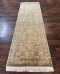 Persian Runner Rug 3x8, Traditional Wool Runner Rug for Hallway or Kitchen, Pak Persian Rug, Fine 225 KPSI