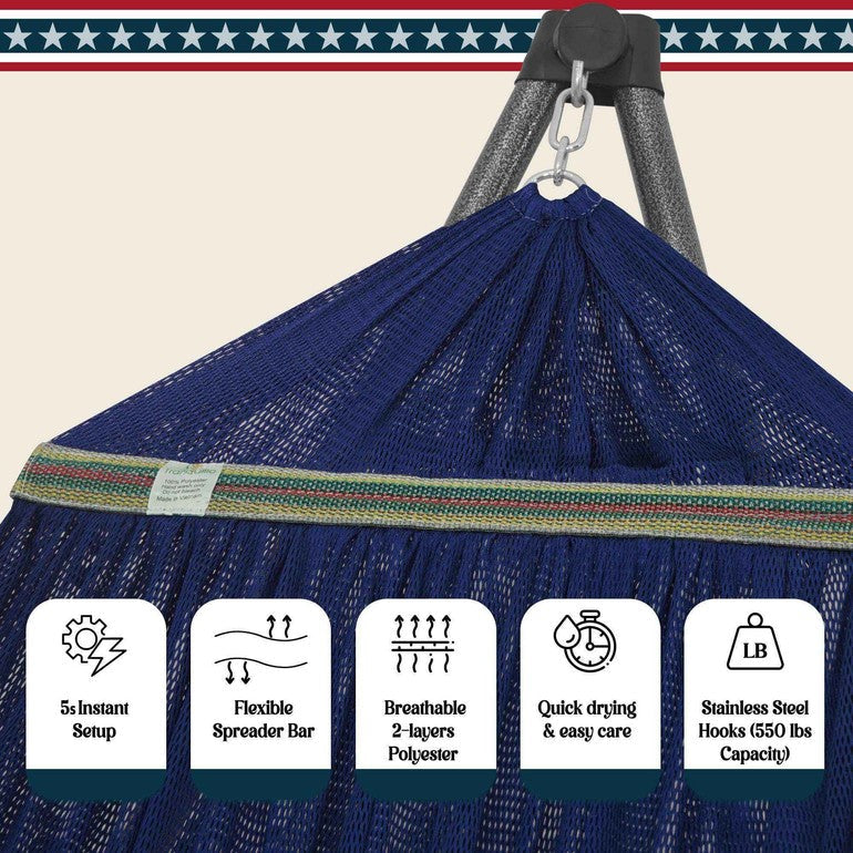 Tranquillo Uniki Collapsible Hammock Stand for Ultimate Relaxation