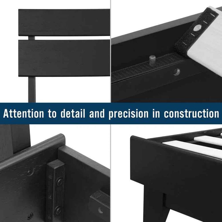 Acacia Aurora Bed Frame & Nightstand Set for Stylish Bedrooms