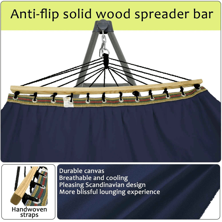 Tranquillo Universal Canvas Hammock Medium Size for Ultimate Comfort and Style