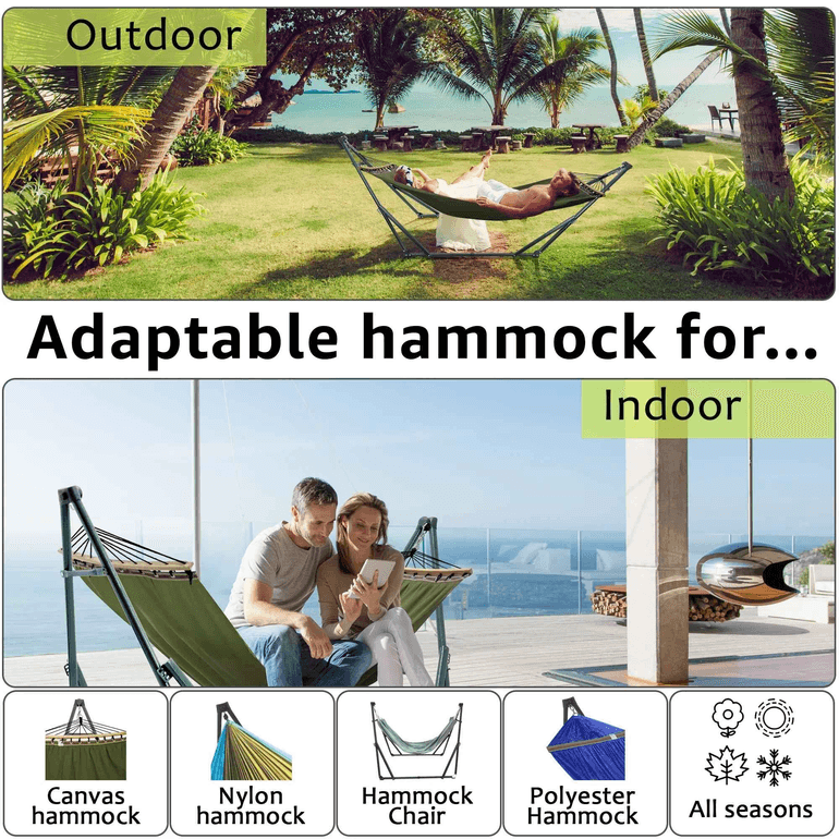 Tranquillo Universal Canvas Hammock Medium Size for Ultimate Comfort and Style