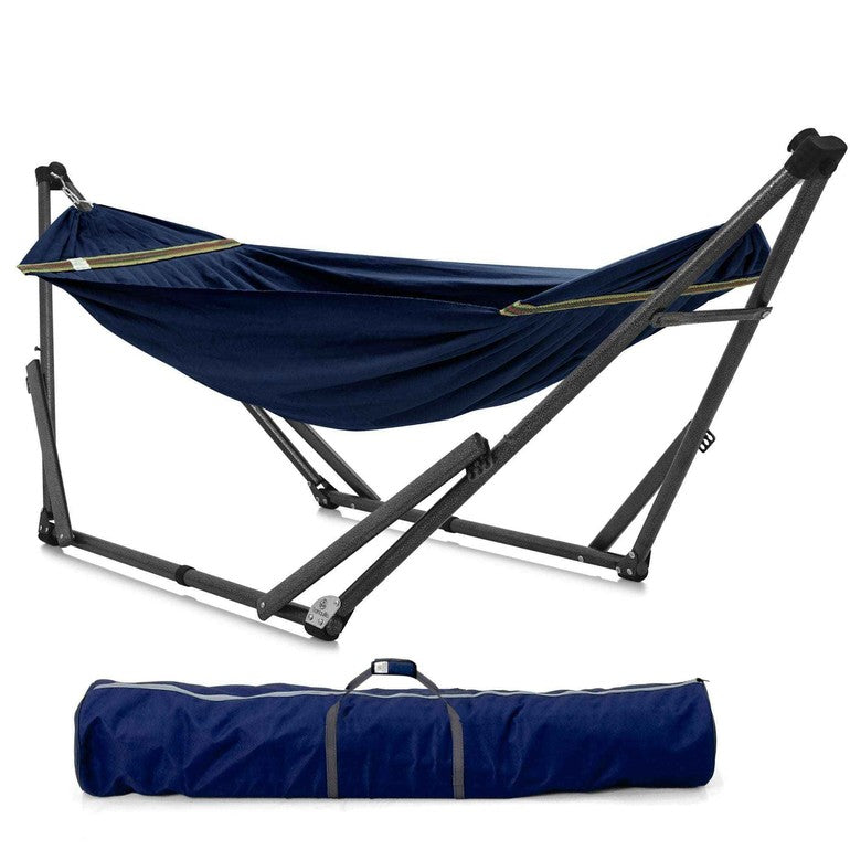 Tranquillo Uniki Canvas Hammock with Stand for Ultimate Relaxation