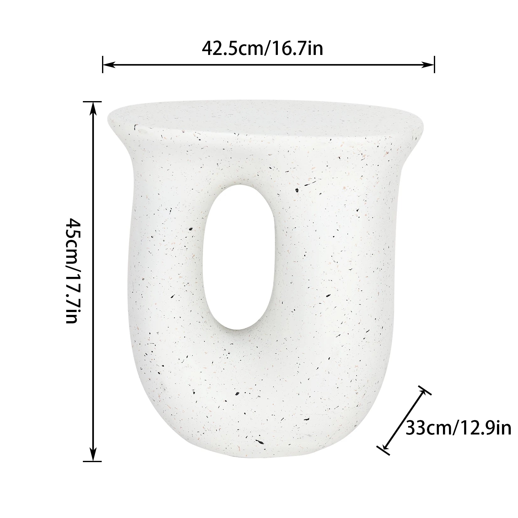 17.7" Pedestal Table