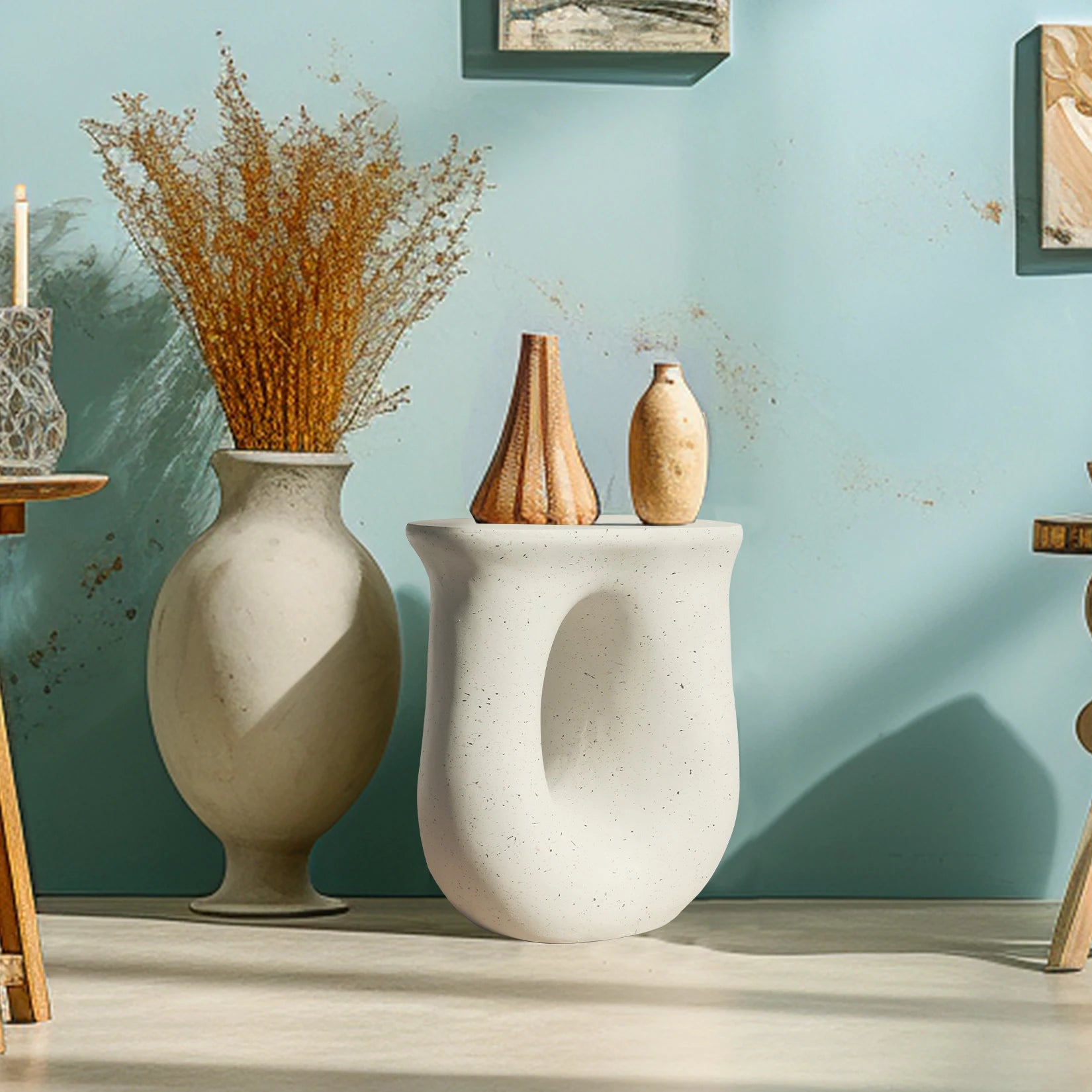 17.7" Pedestal Table