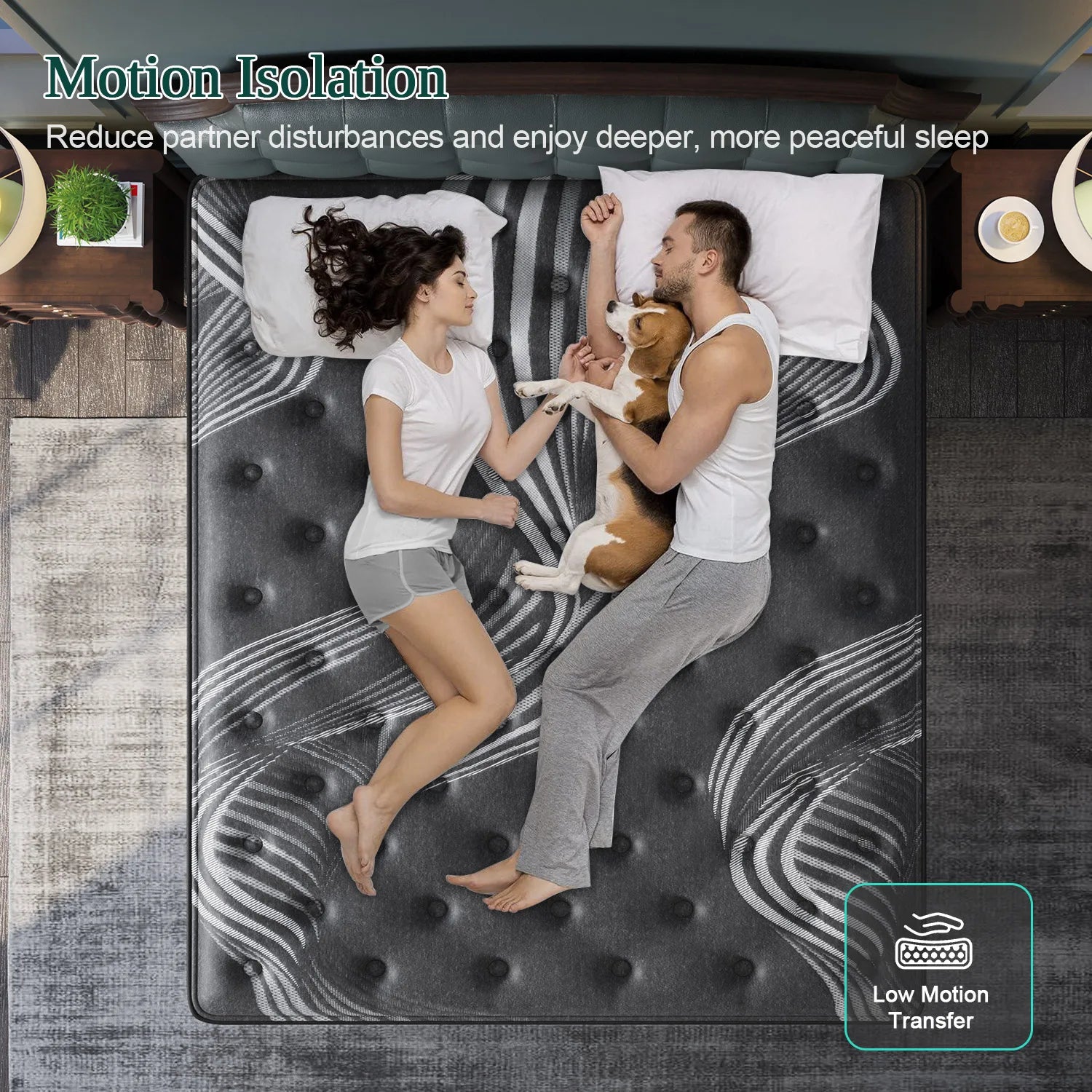 12" Gel Memory Foam Hybrid Pocket Spring Mattress